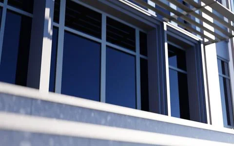 Corner office background Ilustración de archivo