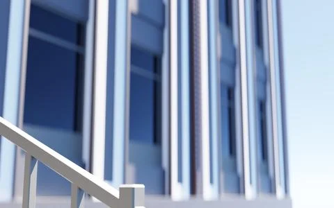 Corner office background Stock Illustration