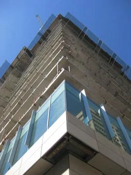Corner of Office Building Stock Photos