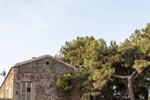 A Corner from a Old Building Stock Photos