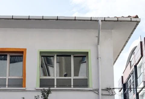 A corner from an old building Stock Photos