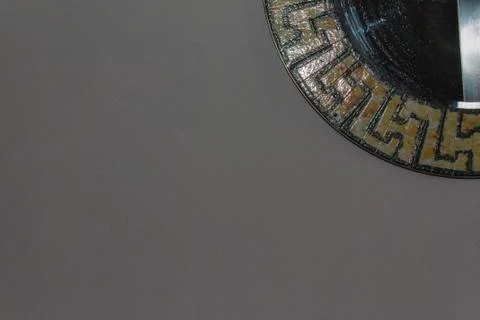 A Corner of an Old Mirror Stock Photos