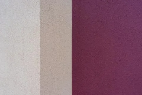 The corner of the painted building Stock Photos