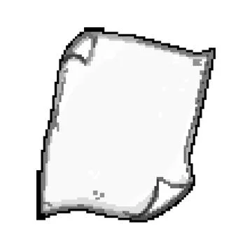 Corner paper curl pixel art vector illustration 스톡 일러스트