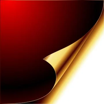 Corner of paper Stock Illustration