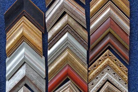 Corner picture frames Stock Photos