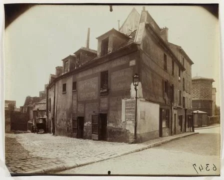 A corner of the pitfall trainee, Montmartre, 18th arrondissement, Paris A ... Stock-Fotos