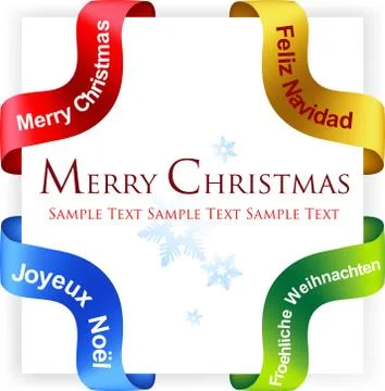 Corner ribbons. Stock Illustration