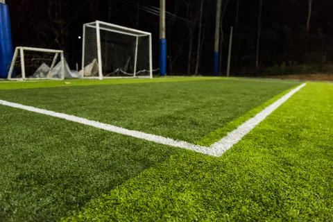 Corner of the soccer field 写真素材