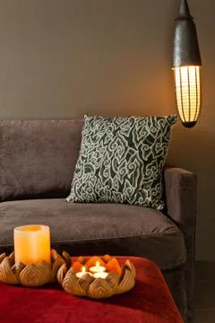 Corner of two seated Stock-Fotos