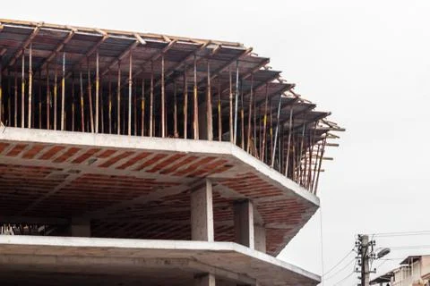 A corner view from an construction of apartment Stock-Fotos