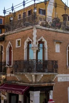 Corner window Stock Photos