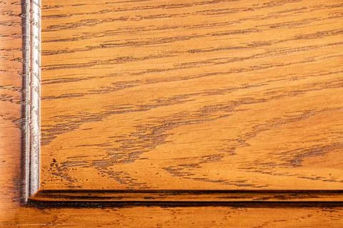 Corner Wood frame Texture. Solid oak with natural wood grain patterns. Smooth Stock Photos