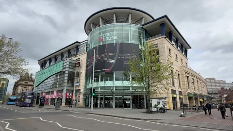 The Cornerhouse Nottingham Leisure Entertainment Complex, City Centre England Stock Footage 334188209