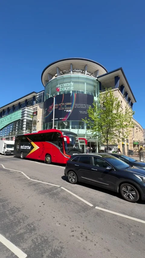 The Cornerhouse Nottingham Leisure Entertainment Complex, City Centre England Stock Footage 334318705