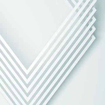 Corners of blank frames. 3d render Stock Illustration