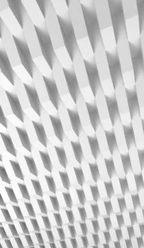 Corners over wall. Vertical 3d render Stock Illustration