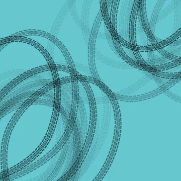 Corners tire track background Stock Illustration