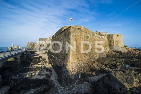 Cornet Castle, Saint Peter Port, Guernsey, Channel Islands, United Kingdom, Stock Photos