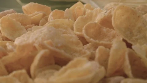 Cornflakes and ear of ripe corn Video stock 140321523