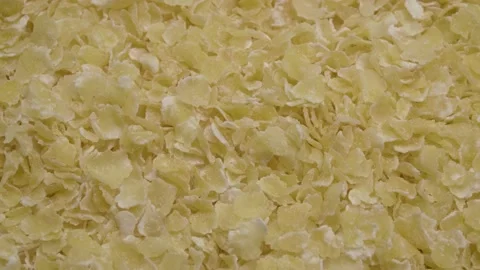 Cornflakes close-up. Instant corn porridge. Видео 141106201
