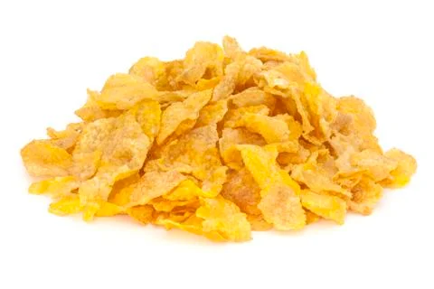 Cornflakes heap Stock Photos