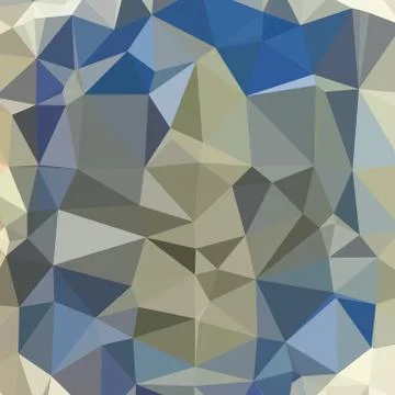 Cornflower Blue Abstract Low Polygon Background Stock Illustration