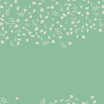 Cornflower pattern. Vector seamless texture Stock Illustration