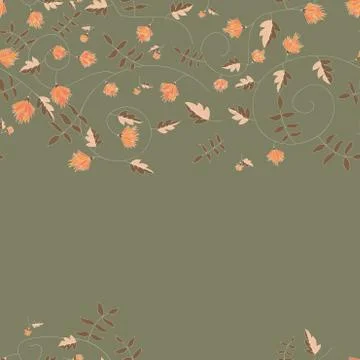 Cornflower pattern. Vector seamless texture Stock Illustration