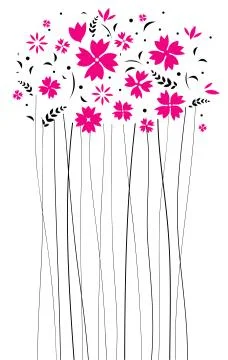 Cornflowers Stock Illustration