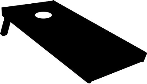 Cornhole board Stock Illustration