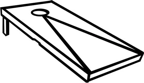 Cornhole game Stock Illustration