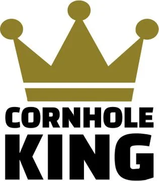 Cornhole King Stock Illustration