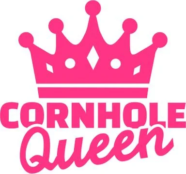 Cornhole Queen Stock Illustration