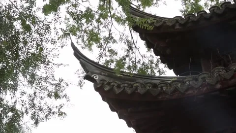 Cornices of ancient buildings Stock Footage 234495194