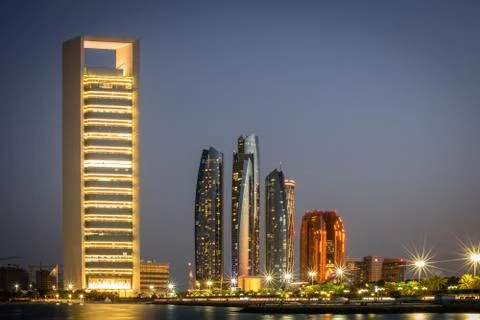 Corniche Beach in Abu Dhabi, UAE Stock Photos