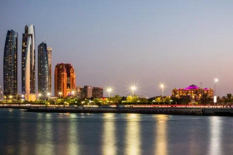 Corniche Beach in Abu Dhabi, UAE Stock Photos
