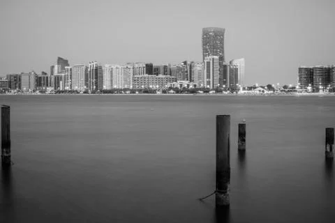 Corniche Beach in Abu Dhabi, UAE Foto stock