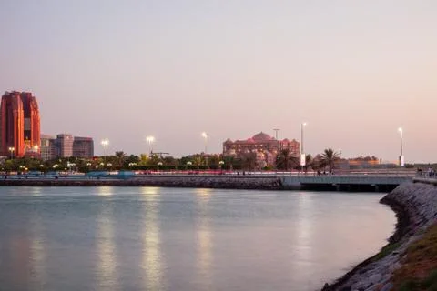 Corniche Beach in Abu Dhabi, UAE Stock Photos