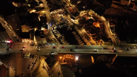 The Corniche in Marseille at night 스톡 동영상 331929609