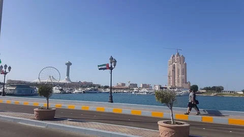 Corniche Street Stock Footage 128647584