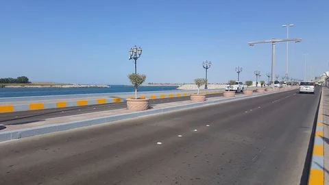Corniche Street Video stock 128647725