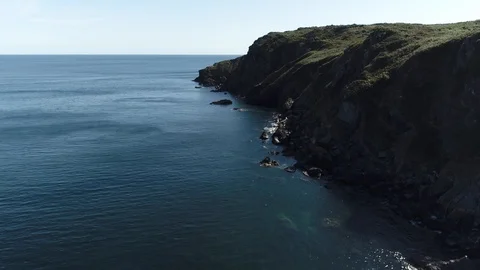 Cornish Coast Aerial 스톡 동영상 94306179
