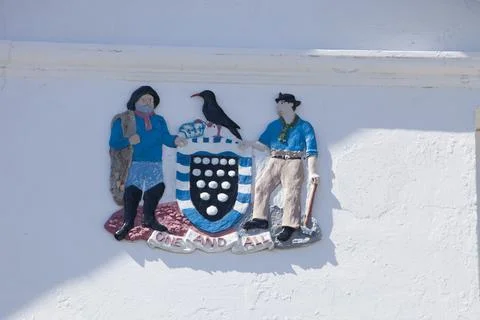 A Cornish coat of arms Stock Photos