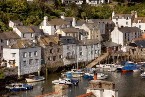 Cornish harbour, england Stock Photos