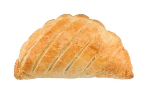 Cornish pasty isolated Stock Photos