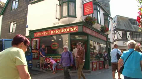 Cornish Pasty Shop Stock Footage 8951038