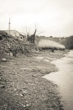 Cornish quay Foto stock