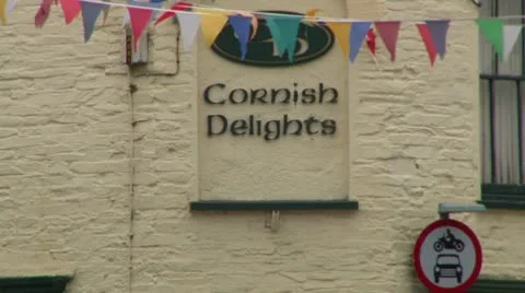 Cornish Shop Stock Footage 8952444