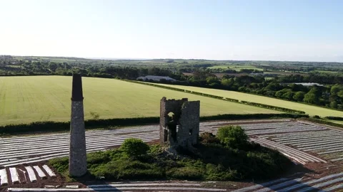 Cornish Tin Mine Stock Footage 146695982